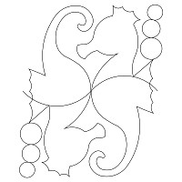 seahorse border 001
